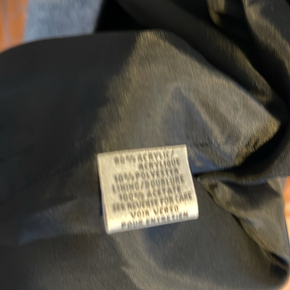 Black & White Tweed Dress Jacket Talbots size 2 petite - Picture 5 of 5